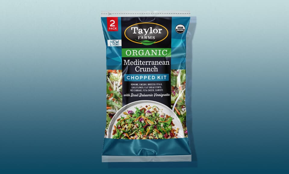 Taylor Farms Chopped Salad Kit Mediterranean Crunch 312 G