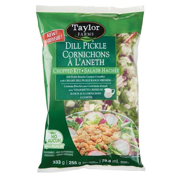Taylor Farms Chopped Salad Kit Dill Pickle 333 G