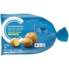 Compliments Yellow Fleshed Potatoes Mashing 2.27 Kg