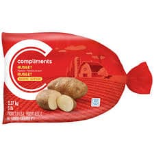 Compliments Baking Russet Potatoes 2.27 Kg