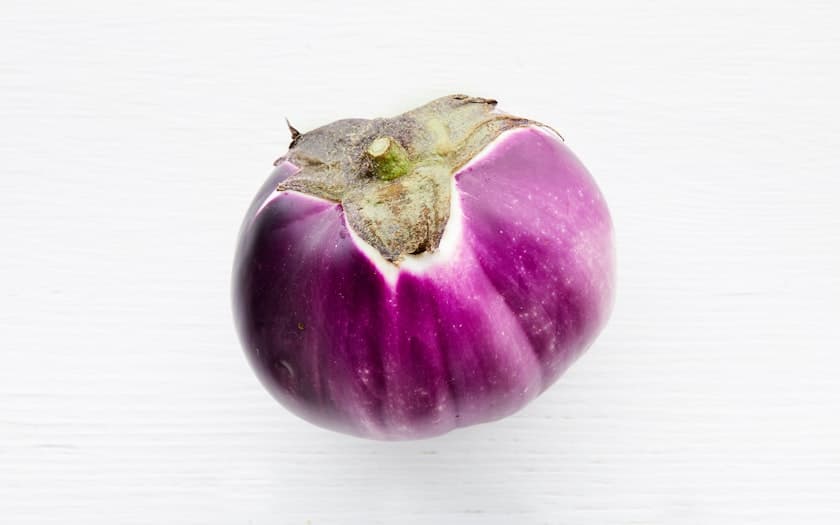 Organic Rosa Bianca Eggplant